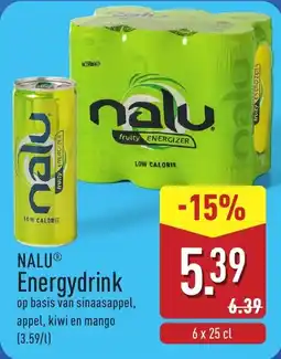 ALDI Nalu Energydrink aanbieding