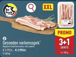 ALDI Gesneden varkensspek aanbieding