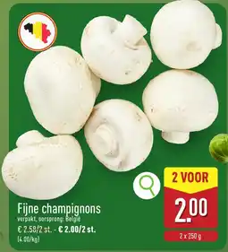 ALDI Fijne champignons aanbieding