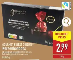 ALDI Gourmet finest cuisine kersenbonbons aanbieding