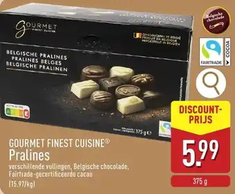 Gourmet finest cuisine pralines