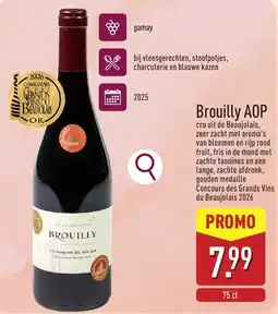 ALDI Brouilly AOP aanbieding