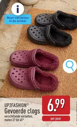 ALDI Gevoerde clogs aanbieding