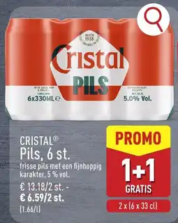 ALDI Cristal Pils aanbieding