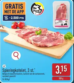 ALDI Spieringkotelet aanbieding