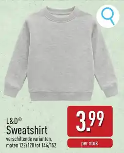 ALDI L&D Sweatshirt aanbieding