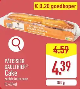 ALDI Pâtissier gaultier cake aanbieding