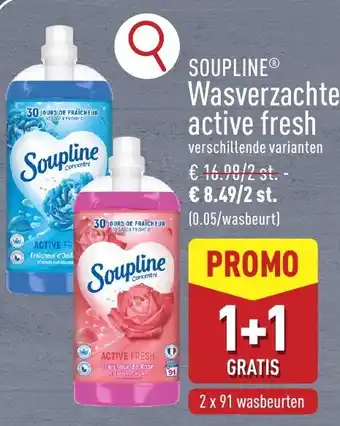 Soupline wasverzachter active fresh