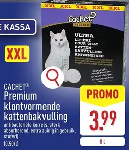 ALDI Cachet premium klontvormende kattenbakvulling aanbieding