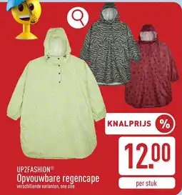 ALDI Opvouwbare regencape aanbieding