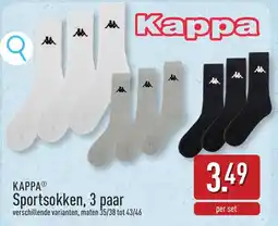 ALDI Sportsokken, 3 paar aanbieding