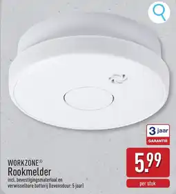 ALDI Workzone rookmelder aanbieding