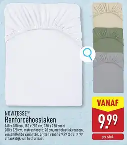 ALDI Renforcéhoeslaken aanbieding
