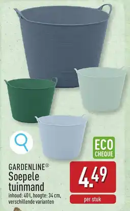 ALDI Gardenline soepele tuinmand aanbieding