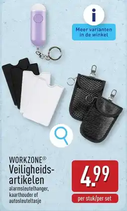 ALDI Workzone veiligheidsartikelen aanbieding