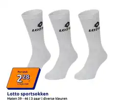 Action Lotto sportsokken aanbieding