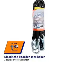 Action Elastische koorden met haken aanbieding