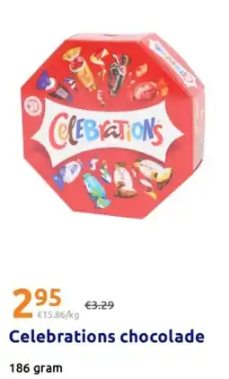 Action Celebrations chocolade aanbieding