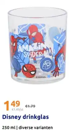 Action Disney drinkglas aanbieding