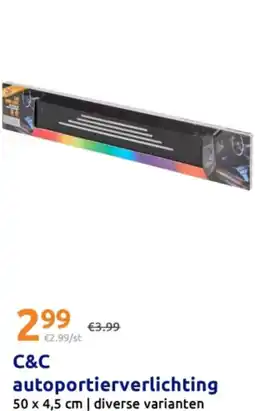 Action C&C autoportierverlichting aanbieding
