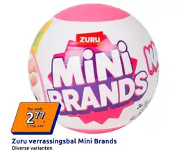 Action Zuru verrassingsbal Mini Brands aanbieding