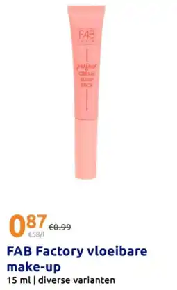 Action FAB Factory vloeibare make-up aanbieding