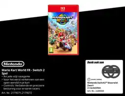MediaMarkt Nintendo Mario Kart World FR - Switch 2 Spel aanbieding