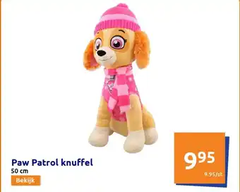Action Paw Patrol knuffel 50 cm aanbieding