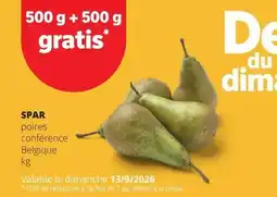Spar Spar poires conférence aanbieding