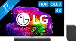 Coolblue LG OLED 77 G6 (2026) + LG DSC9S aanbieding