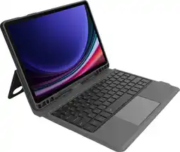 Coolblue BlueBuilt Samsung Galaxy Tab S9/S9 FE/S10 FE Toetsenbord Hoes AZERTY Zwart aanbieding