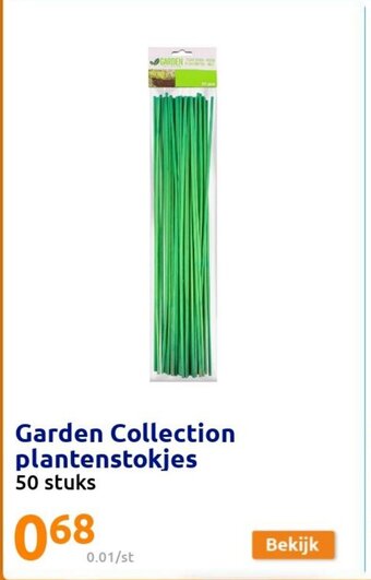 Action Garden Collection plantenstokjes 50 stuks aanbieding