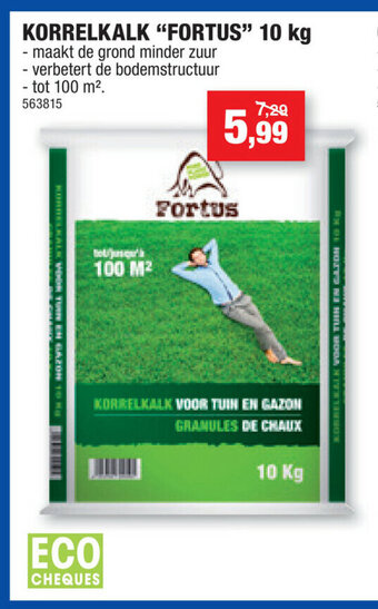 Hubo Korrelkalk "Fortus" 10 kg aanbieding