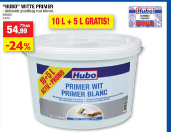 Hubo Witte primer aanbieding