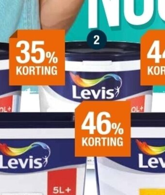 Cevo Levis muur binnen mat 10 L + 2 L aanbieding
