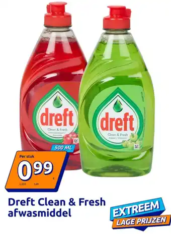 Dreft Clean & Fresh afwasmiddel