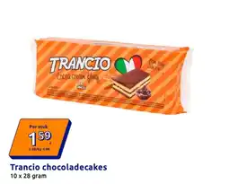 Action Trancio chocoladecakes aanbieding