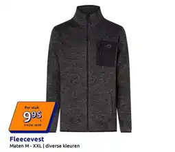 Action Fleecevest aanbieding