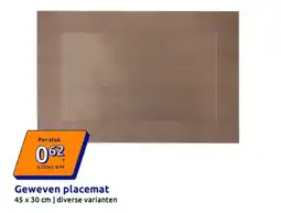 Action Geweven placemat aanbieding