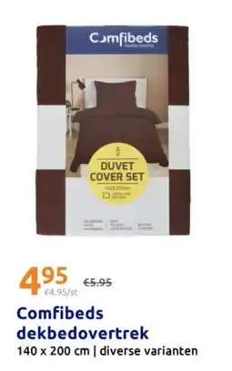 Action Comfibeds dekbedovertrek aanbieding