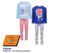 Action Pyjama aanbieding