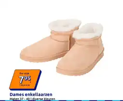 Action Dames enkellaarzen aanbieding