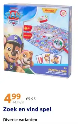 Action Zoek en vind spel aanbieding