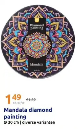 Action Mandala diamond painting aanbieding