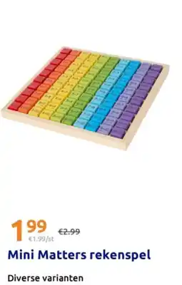 Action Mini Matters rekenspel aanbieding