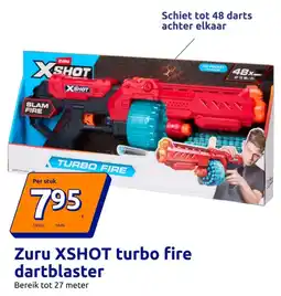 Action Zuru XSHOT turbo fire dartblaster aanbieding