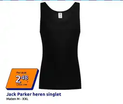 Action Jack Parker heren singlet aanbieding