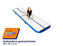 Action Opblaasbare gymnastiekmat aanbieding
