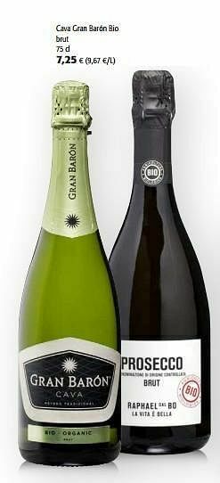 Colruyt Cava gran barón bio brut aanbieding