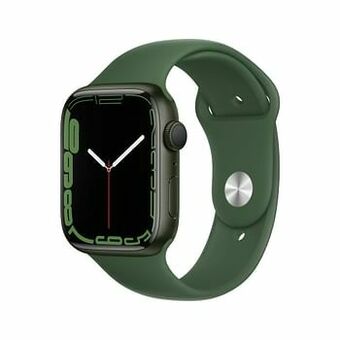 AUVA Apple Watch Series 7 45mm - Aluminium Groen - Sportband Groen aanbieding